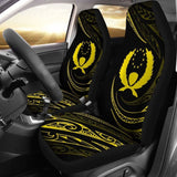 Pohnpei Islands Car Seat Covers - Yellow - Frida Style - 153908 - YourCarButBetter