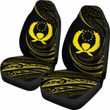 Pohnpei Islands Car Seat Covers - Yellow - Frida Style - 153908 - YourCarButBetter