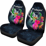 Pohnpei Micronesia Car Seat Covers - Tropical Flower - 12 153908 - YourCarButBetter