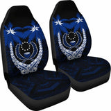 Pohnpei Micronesian Car Seat Covers - Pohnpei Flagg Coconut Tree - 12 1 153908 - YourCarButBetter