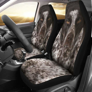 Pointer Dog Car Seat Covers Funny Dog Face 090629 - YourCarButBetter