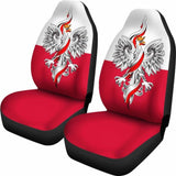 Poland Car Seat Covers Polish Eagle 7 110424 - YourCarButBetter