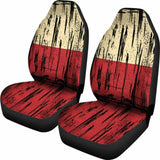 Poland Grunge Flag Car Seat Cover 1 232125 - YourCarButBetter