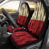 Poland Grunge Flag Car Seat Cover 1 232125 - YourCarButBetter