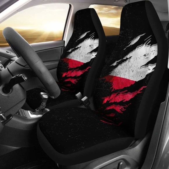 Poland In Me Car Seat Covers - Special Grunge Style 232125 - YourCarButBetter