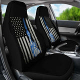 Police Liberty Flag Car Seat covere 153908 - YourCarButBetter