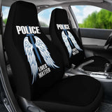 Police Lives Matter Car Seat Covers Amazing Gift 101819 - YourCarButBetter