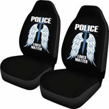 Police Lives Matter Car Seat Covers Amazing Gift 101819 - YourCarButBetter