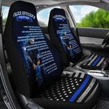 Police Officer’S Prayer Car Seat Covers 101819 - YourCarButBetter