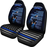 Police Officer’S Prayer Car Seat Covers 101819 - YourCarButBetter