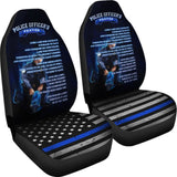 Police Officer’S Prayer Car Seat Covers 101819 - YourCarButBetter