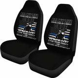 Police Simple Code Car Seat Covers 153908 - YourCarButBetter