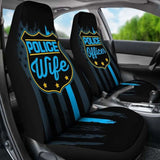 Police Wife & Officer Car Seat Covers 101819 - YourCarButBetter