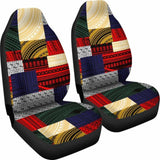 Polynesian Car Seat Covers - Design Retro Patchwork - 105905 - YourCarButBetter