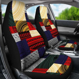 Polynesian Car Seat Covers - Design Retro Patchwork - 105905 - YourCarButBetter