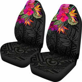 Polynesian Car Seat Covers - Hibiscus Pattern - 232125 - YourCarButBetter