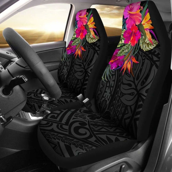 Polynesian Car Seat Covers - Hibiscus Pattern - 232125 - YourCarButBetter