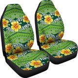 Polynesian Car Seat Covers - Polynesian Hibiscus Patterns - Bn02 232125 - YourCarButBetter