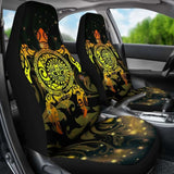 Polynesian Car Seat Covers - Maori Turtle Tiki Face - 105905 - YourCarButBetter