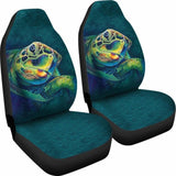Polynesian Car Seat Covers - Sea Turtle’S Head - Amazing 091114 - YourCarButBetter
