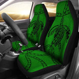 Polynesian Car Seat Covers - Polynesian Tattoo Green - Amazing 091114 - YourCarButBetter