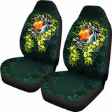 Polynesian Car Seat Covers - Ti Leaf Lei Turtle - Amazing 091114 - YourCarButBetter