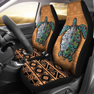 Polynesian Car Seat Covers - Turtle Color Pattern - 105905 - YourCarButBetter
