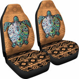 Polynesian Car Seat Covers - Turtle Color Pattern - 105905 - YourCarButBetter