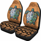 Polynesian Car Seat Covers - Turtle Color Pattern - 105905 - YourCarButBetter