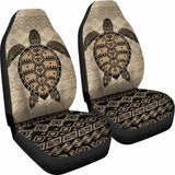 Polynesian Car Seat Covers - Polynesian Turtle Pattern Brown - 105905 - YourCarButBetter