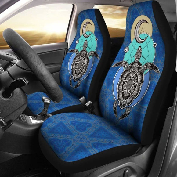 Polynesian Car Seat Covers - Turtle Star Moon - 105905 - YourCarButBetter