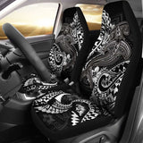 Polynesian Car Seat Covers - White Shark Polynesian Tattoo - 102802 - YourCarButBetter