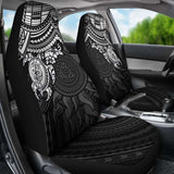 Polynesian Car Seat Covers - Polynesian White Turtle - Amazing 091114 - YourCarButBetter
