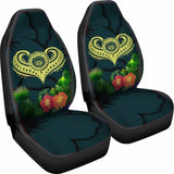 Polynesian Hawaii Car Seat Cover - Heart With Hibiscus 232125 - YourCarButBetter