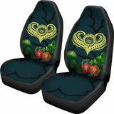 Polynesian Hawaii Car Seat Cover - Heart With Hibiscus 232125 - YourCarButBetter
