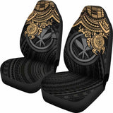 Polynesian Hawaii Car Seat Covers - Gold Turtle - Amazing 091114 - YourCarButBetter