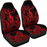 Polynesian Hawaii Car Seat Covers - Hula Girl Red - 105905 - YourCarButBetter