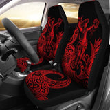 Polynesian Hawaii Car Seat Covers - Hula Girl Red - 105905 - YourCarButBetter