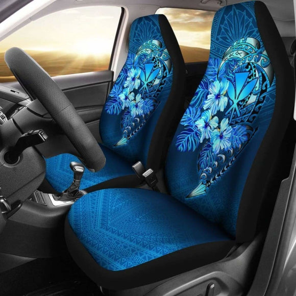 Polynesian Hawaii Car Seat Covers King Kamehameha Koa Spear 105905 - YourCarButBetter