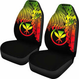 Polynesian Hawaii Car Seat Covers - Tribal Wave Tattoo Reggae - 174914 - YourCarButBetter