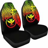 Polynesian Hawaii Car Seat Covers - Tribal Wave Tattoo Reggae - 174914 - YourCarButBetter