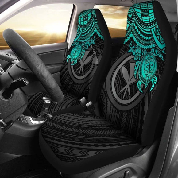 Polynesian Hawaii Car Seat Covers - Turquoise Turtle - Amazing 091114 - YourCarButBetter
