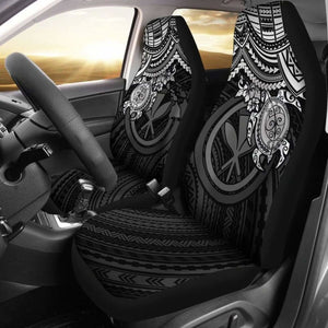 Polynesian Hawaii Car Seat Covers - White Turtle - Amazing 091114 - YourCarButBetter