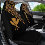 Polynesian Hawaii Kanaka Maoli Car Seat Covers Curve Gold 105905 - YourCarButBetter