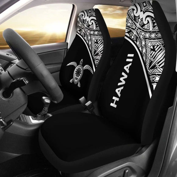 Polynesian Hawaii Turtle Car Seat Covers Curve Black New 091114 - YourCarButBetter