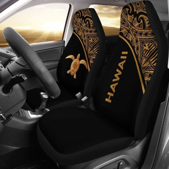 Polynesian Hawaii Turtle Car Seat Covers Curve Gold New 091114 - YourCarButBetter