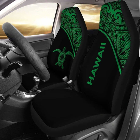 Polynesian Hawaii Turtle Car Seat Covers Curve Green New 091114 - YourCarButBetter
