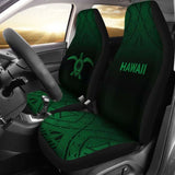 Polynesian Hawaii Turtle Car Seat Covers Fog Green New 091114 - YourCarButBetter