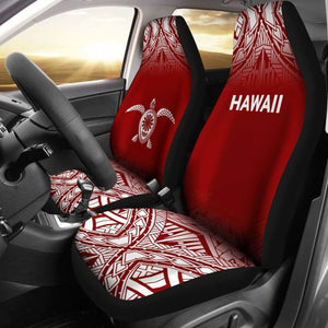 Polynesian Hawaii Turtle Car Seat Covers Fog Red New 091114 - YourCarButBetter