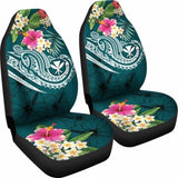 Polynesian Kanaka Maoli Car Seat Covers - Summer Plumeria - 105905 - YourCarButBetter